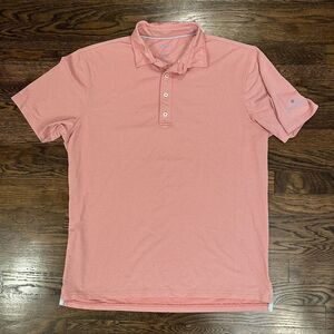 Johnnie O‎ Mens Medium Stripes Polo Shirt Prep-formance Polka Dots